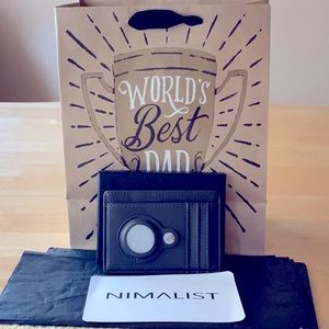 NIMALIST LEATHER AIRTAG WALLET